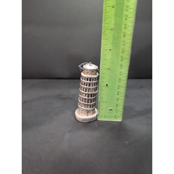 Leaning Tower of Pisa Christmas Ornament, Mini Figure, Holiday Decor,‎ Souvenir - Picture 7 of 8